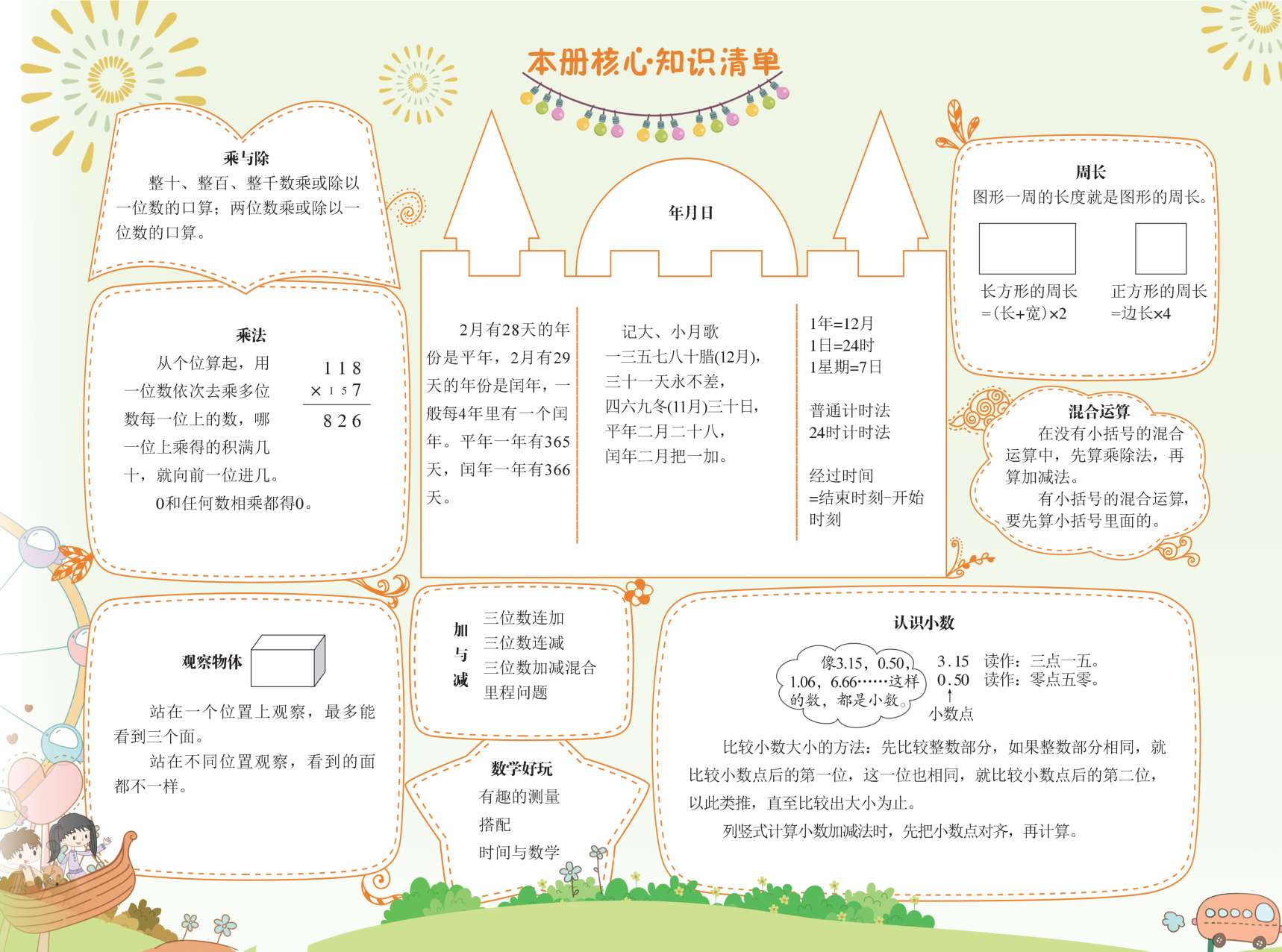 20秋黄冈小状元作业本三年级数学上册北师大版BS详情图6