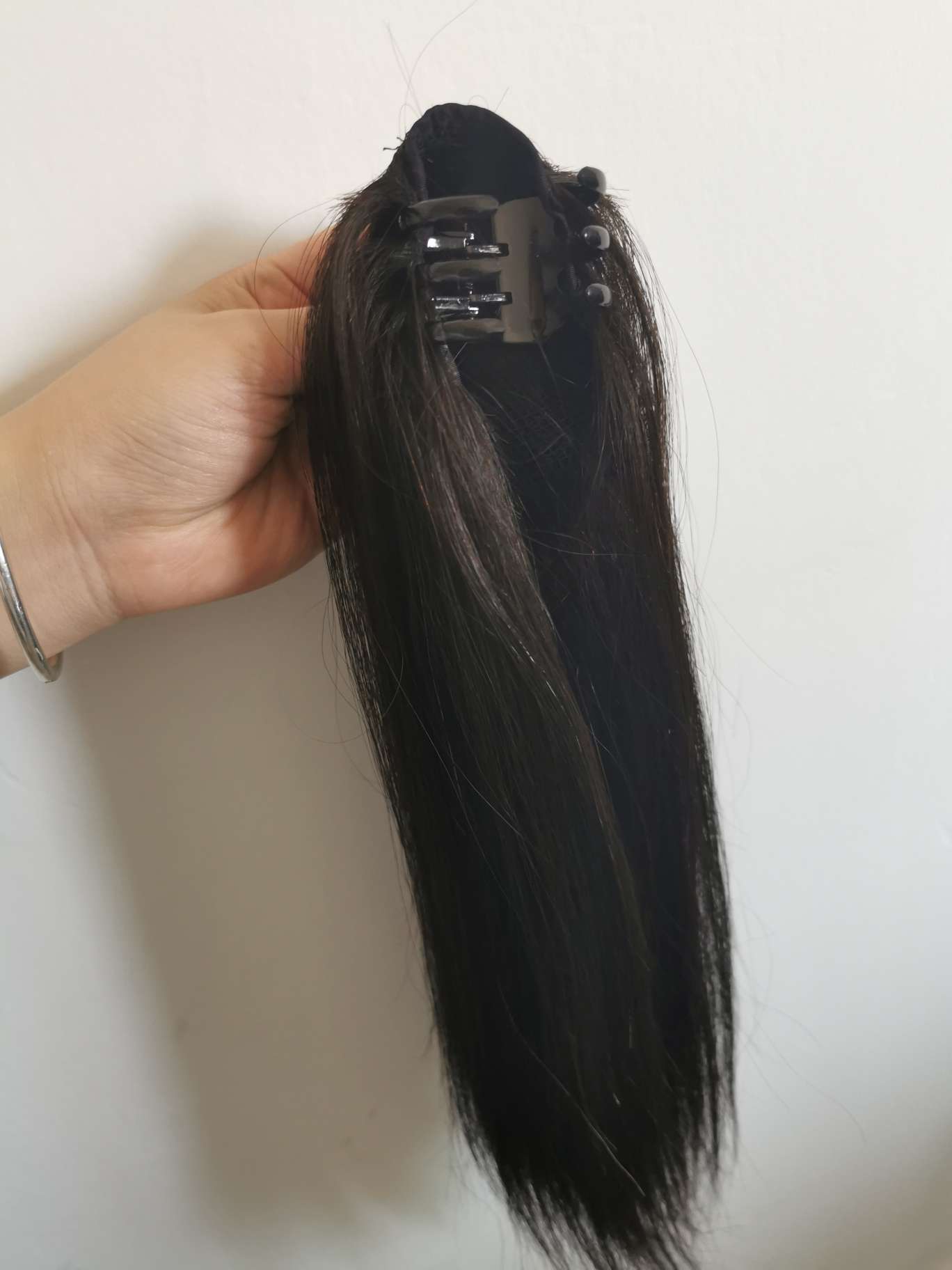 真发假发实物图