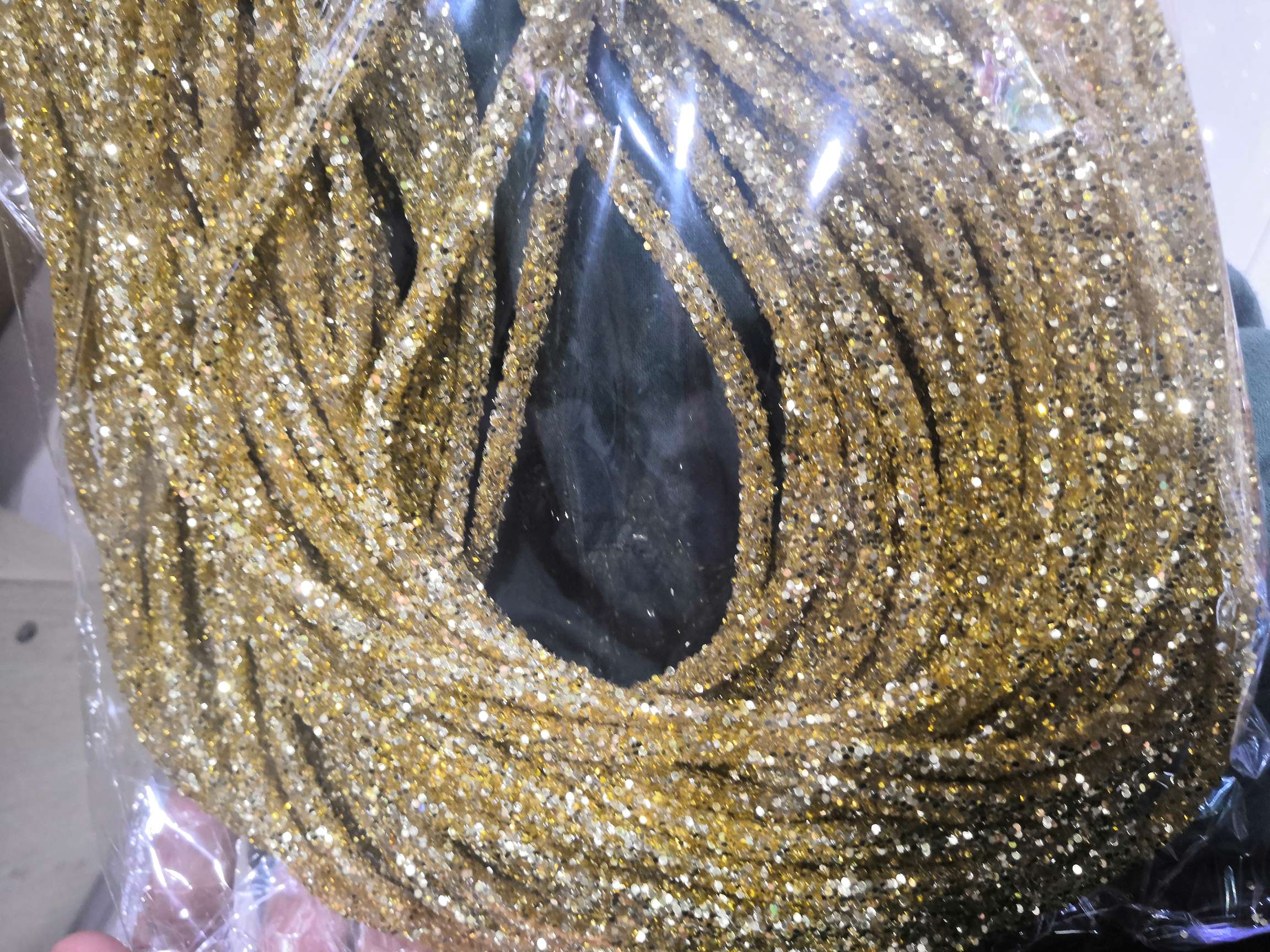 Gold sequin tube thumbnail