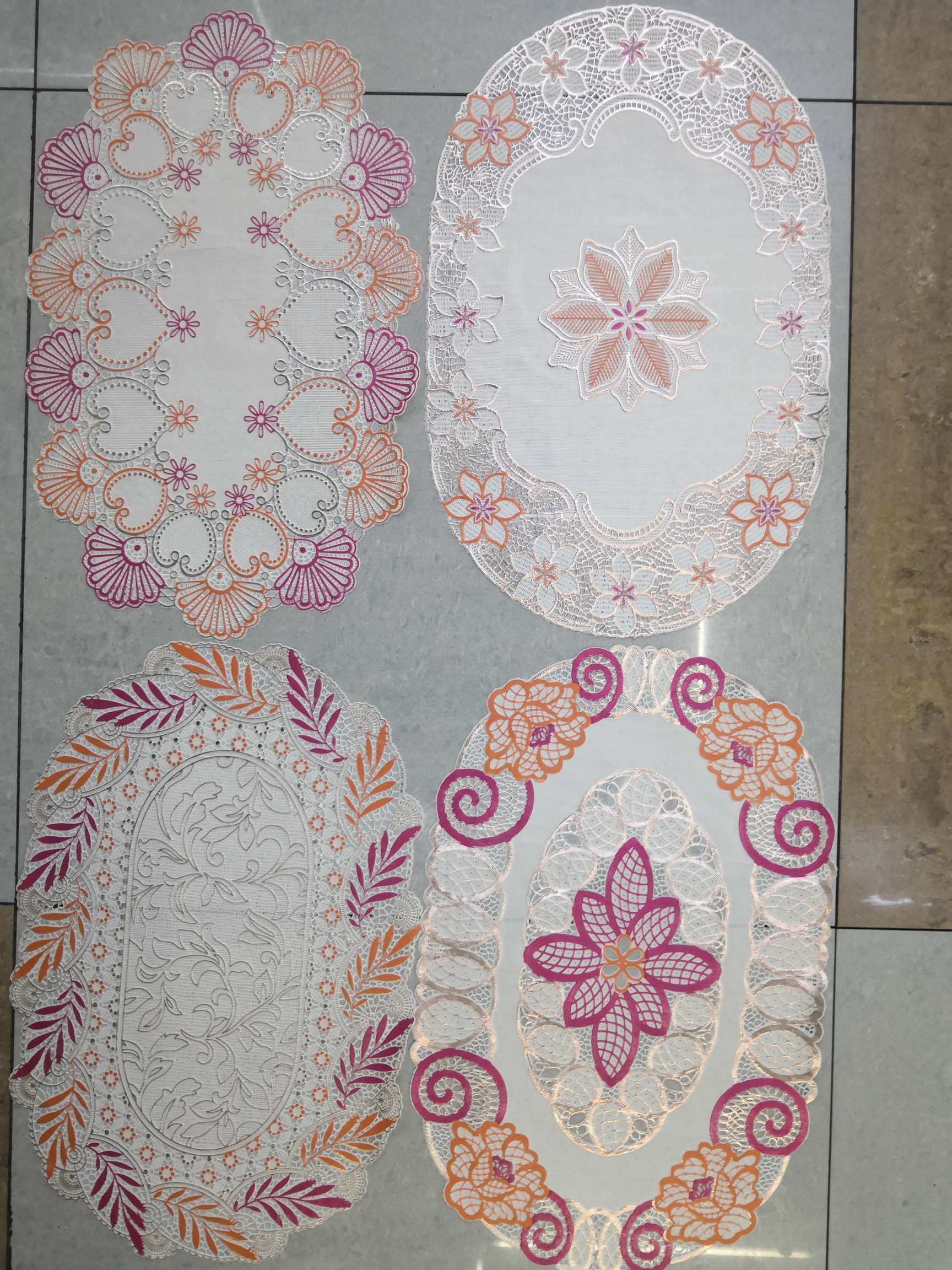 彩金餐垫30*45椭圆