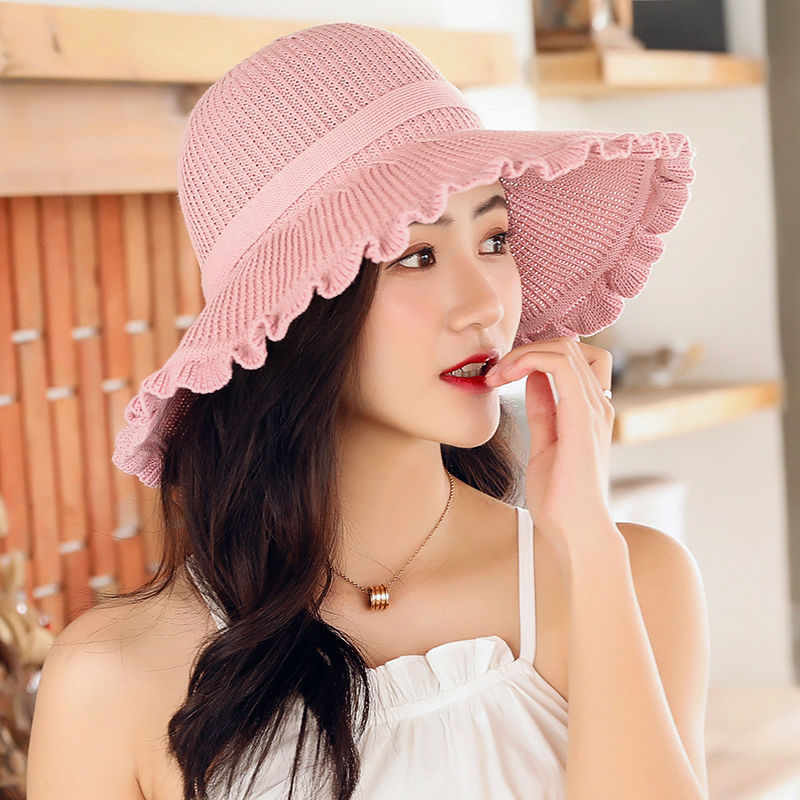 Hat Female Summer Korean Version Of The Tide Sunshade Hat Anti-Uv Face Sunscreen Sun Hat Travel Holiday Hat Application Scenario