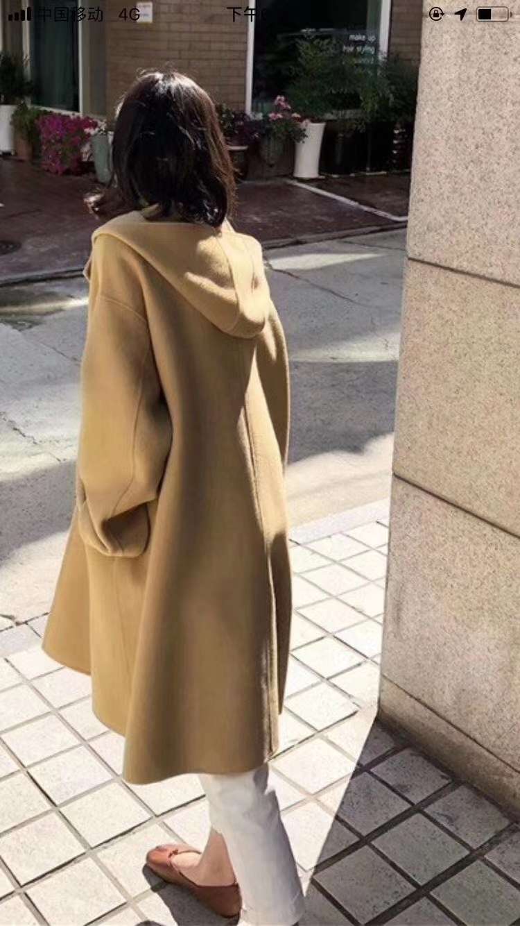女式羊绒衫实物图
