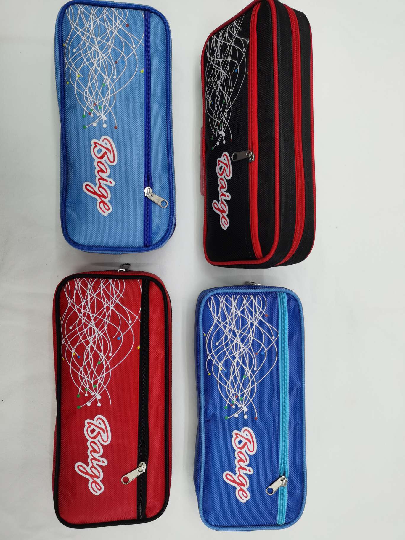 Oxford nylon pen pen bag P Ⅴ C pen bag bag printing L0g0 advertising pen pen bag of cotton and linen bag students pen bag creative pen bag of large capacity pen bag thumbnail