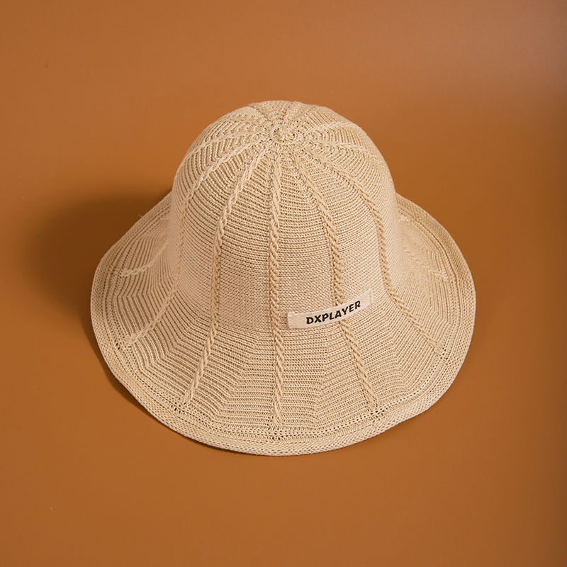 Korean Japanese Knitted Fisherman Hat Summer Hollow Foldable Visor Breathable With A Small Fresh Basin Hat Woman undefined