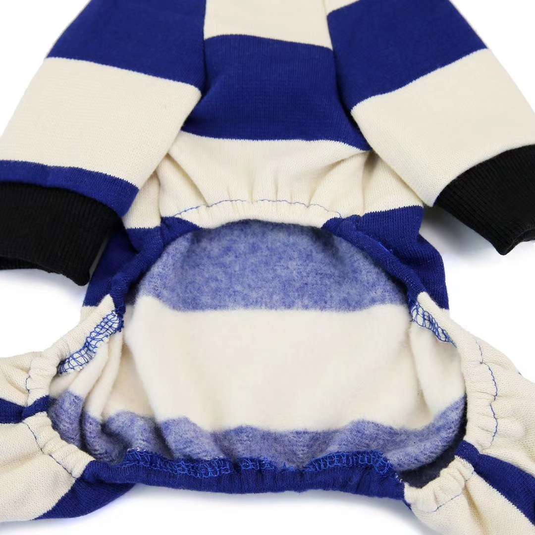 四脚牛仔外套，四脚条纹裤，四脚戴帽衫，夏天快过去，秋天就要到来！宠物宝宝可以准备新装！详情图6