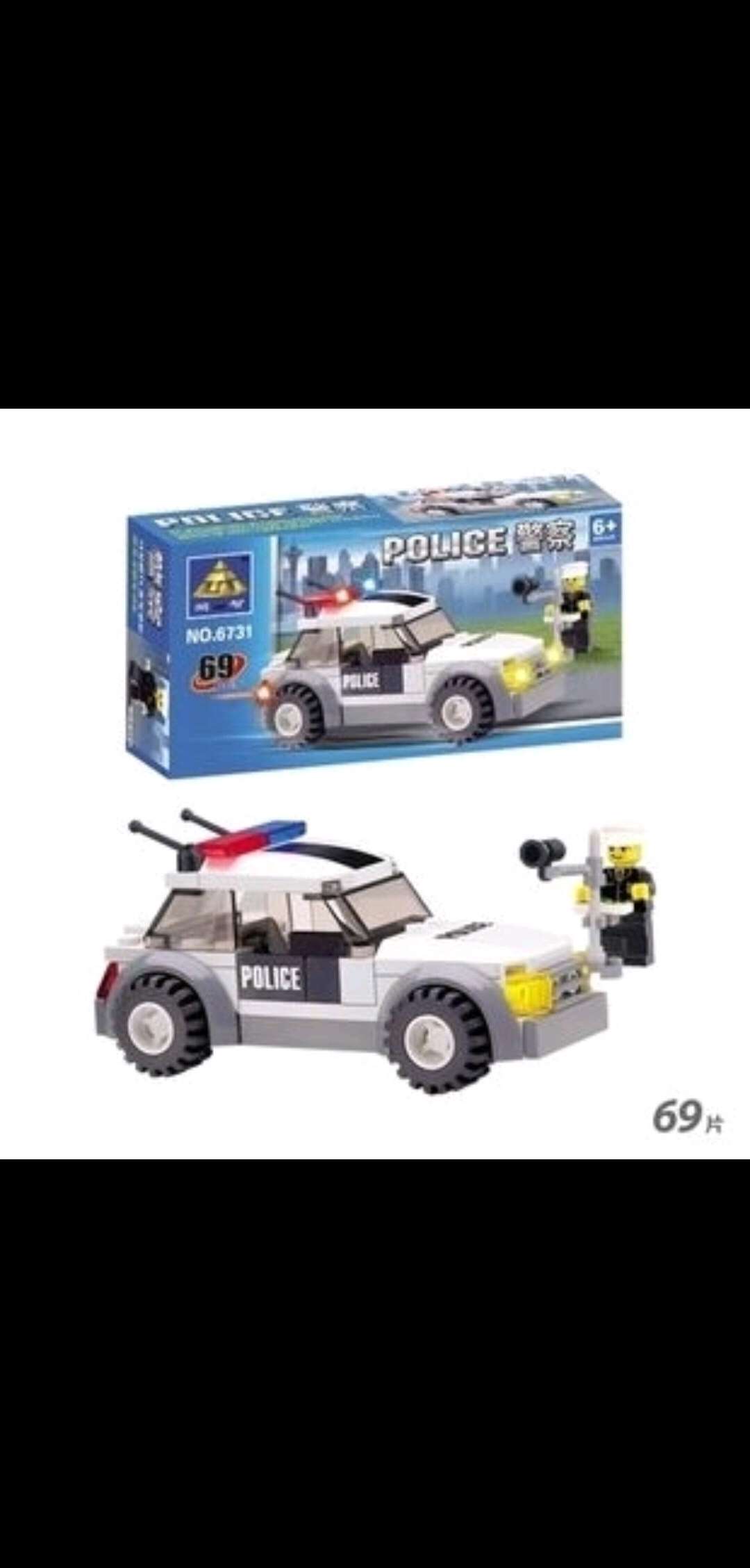 玩具乐高 Lego 益智玩具警察巡逻车积木玩具6731拼装玩具积木