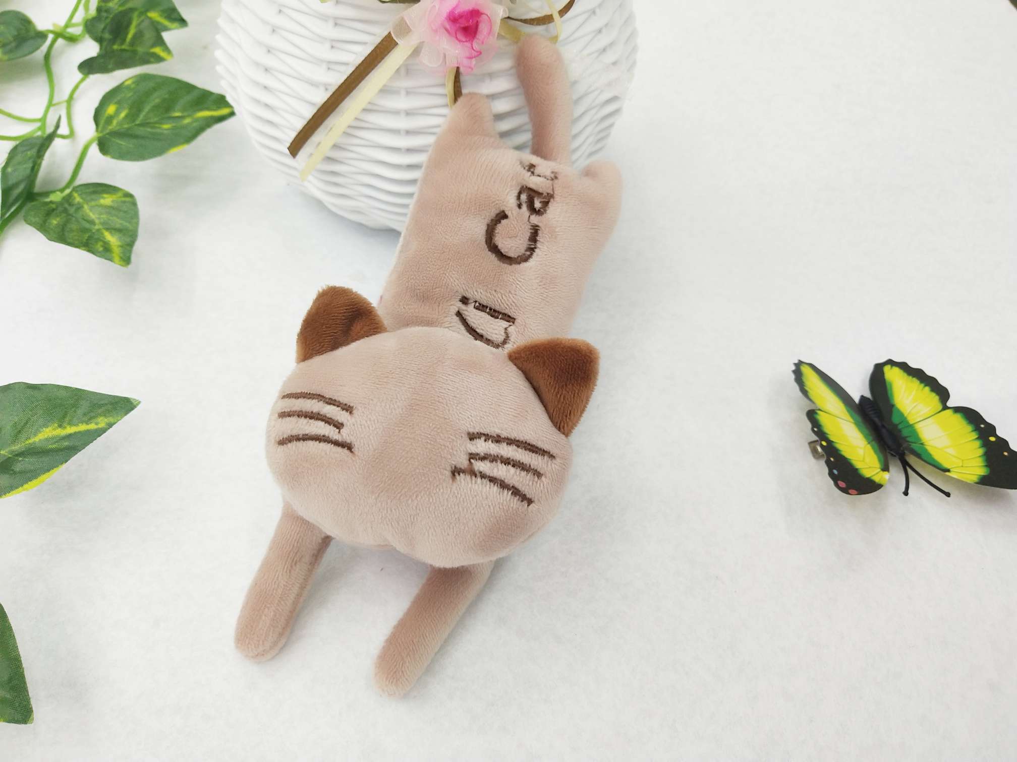 爆款毛绒爬爬熊发夹，发带，胸针，包包，服装等毛绒卡通配饰1.细节图