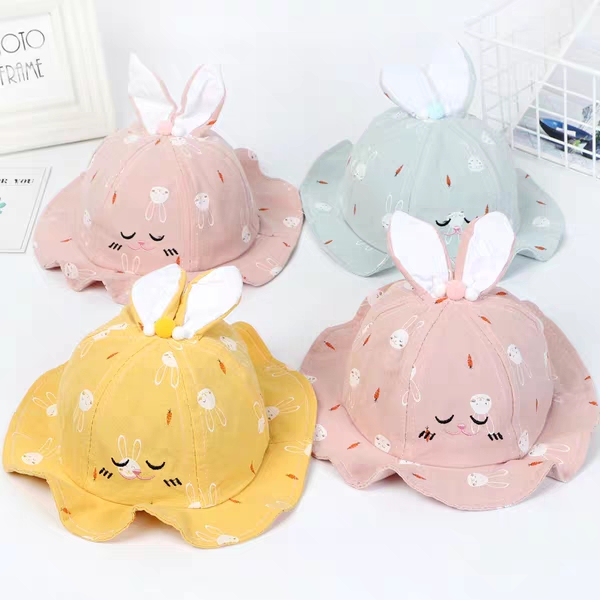 婴儿帽子夏季薄款网红太阳遮阳帽夏天男网眼女宝宝新生儿防晒凉帽