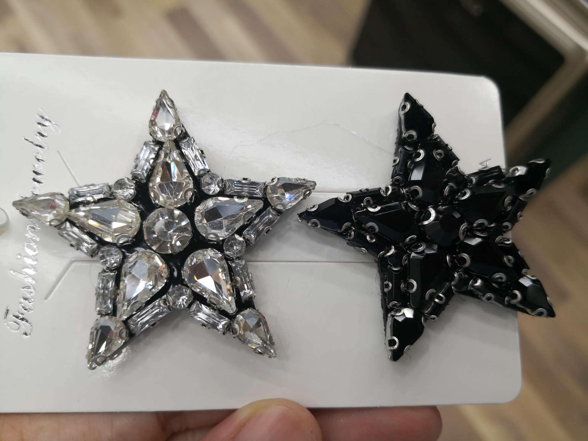 Five-Pointed Rhinestone Shoes Flower Clothing Accessories Headwear Ornament Belt Ornament Hat Headband Ornament 17