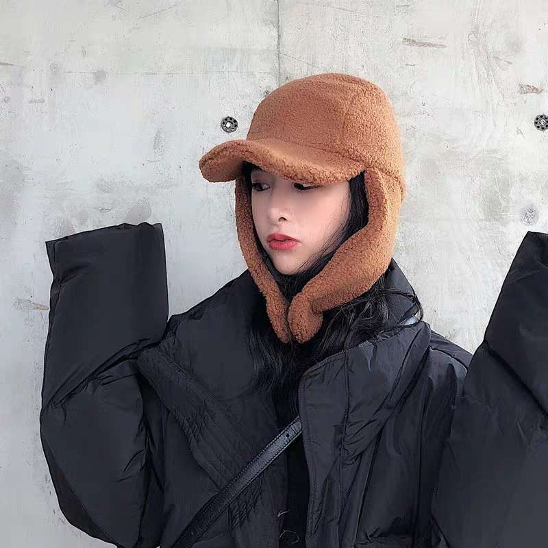 Lei Feng Hat Cashmere Fluffy Fluffy details Picture