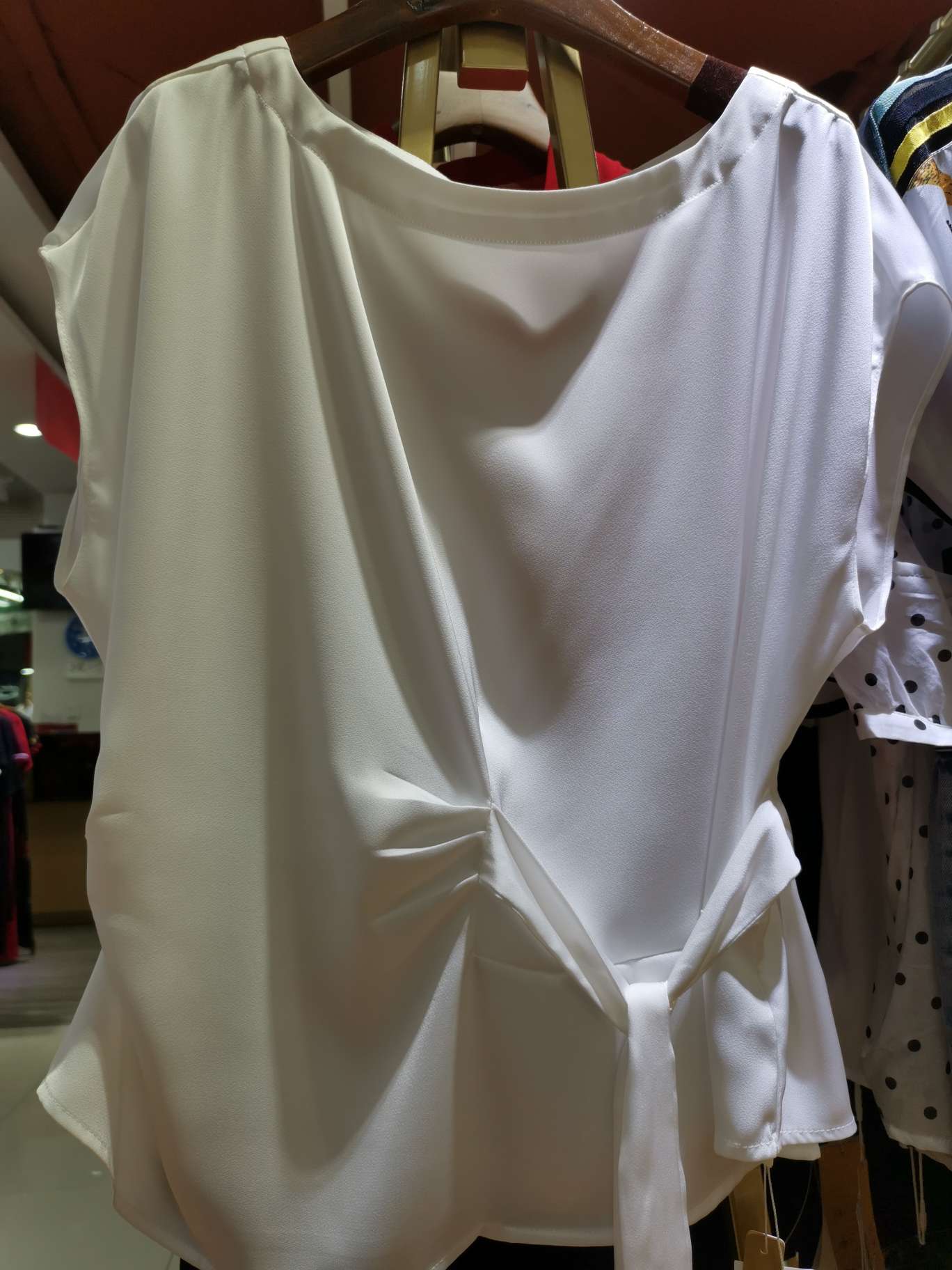 圆领大领时尚腰带商务女装