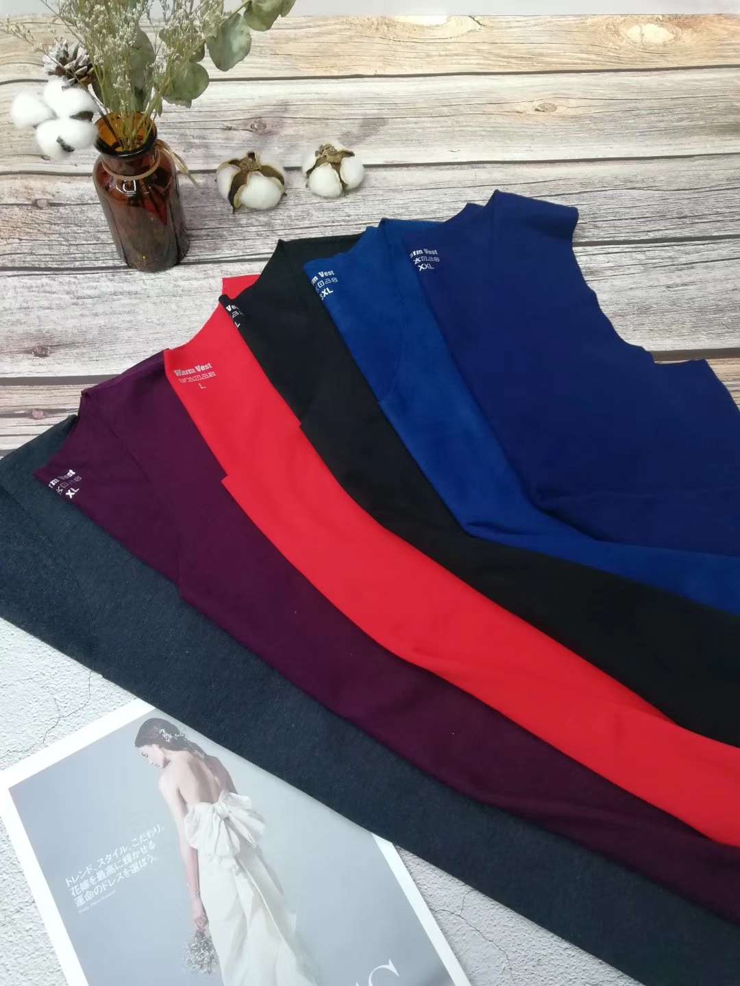 Style no. 20201, untraceless thermal vest for men
