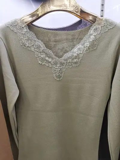 Green Lace Fleece Jacket