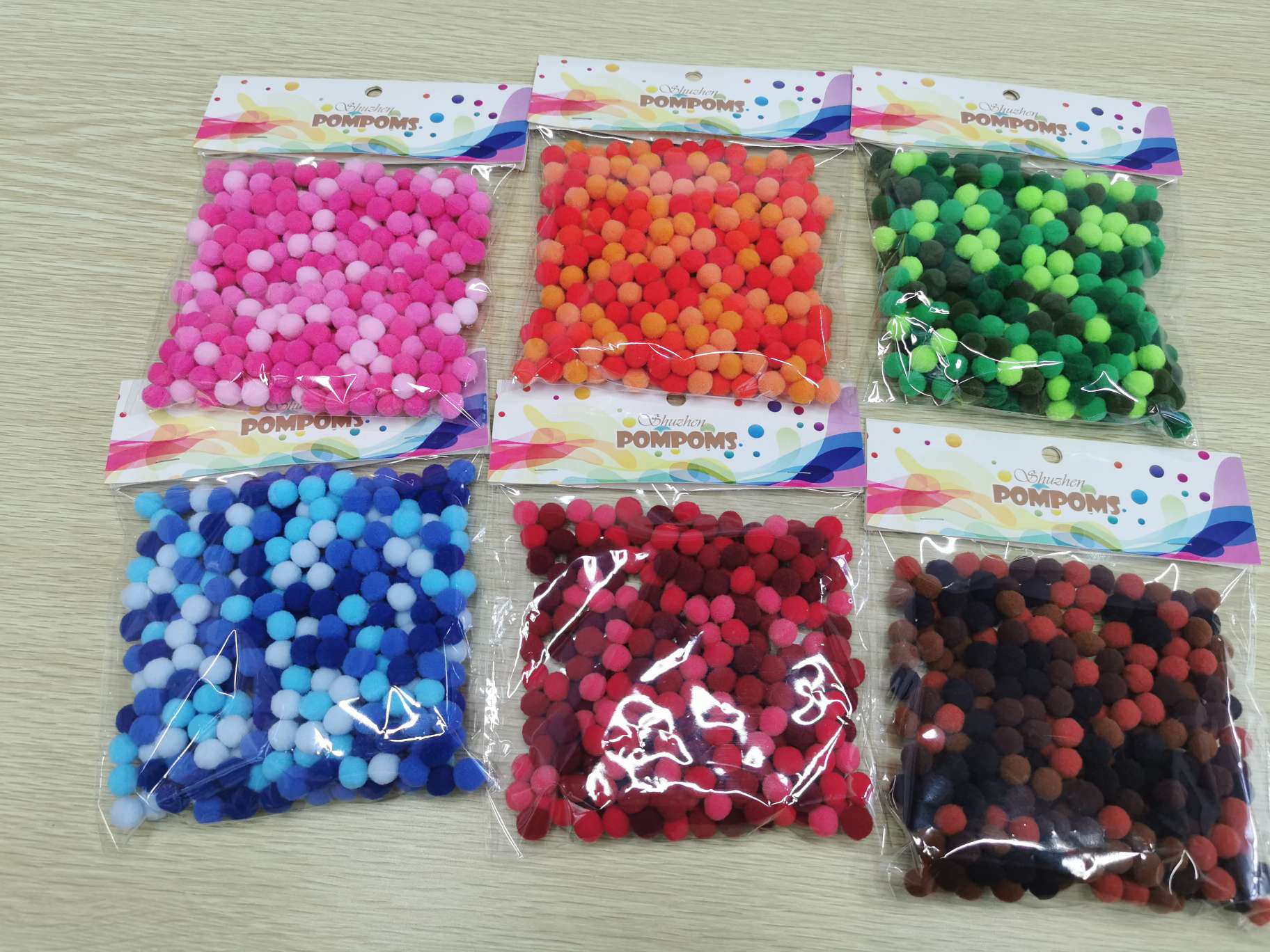 1 Cm Polyester Mixed Color Package