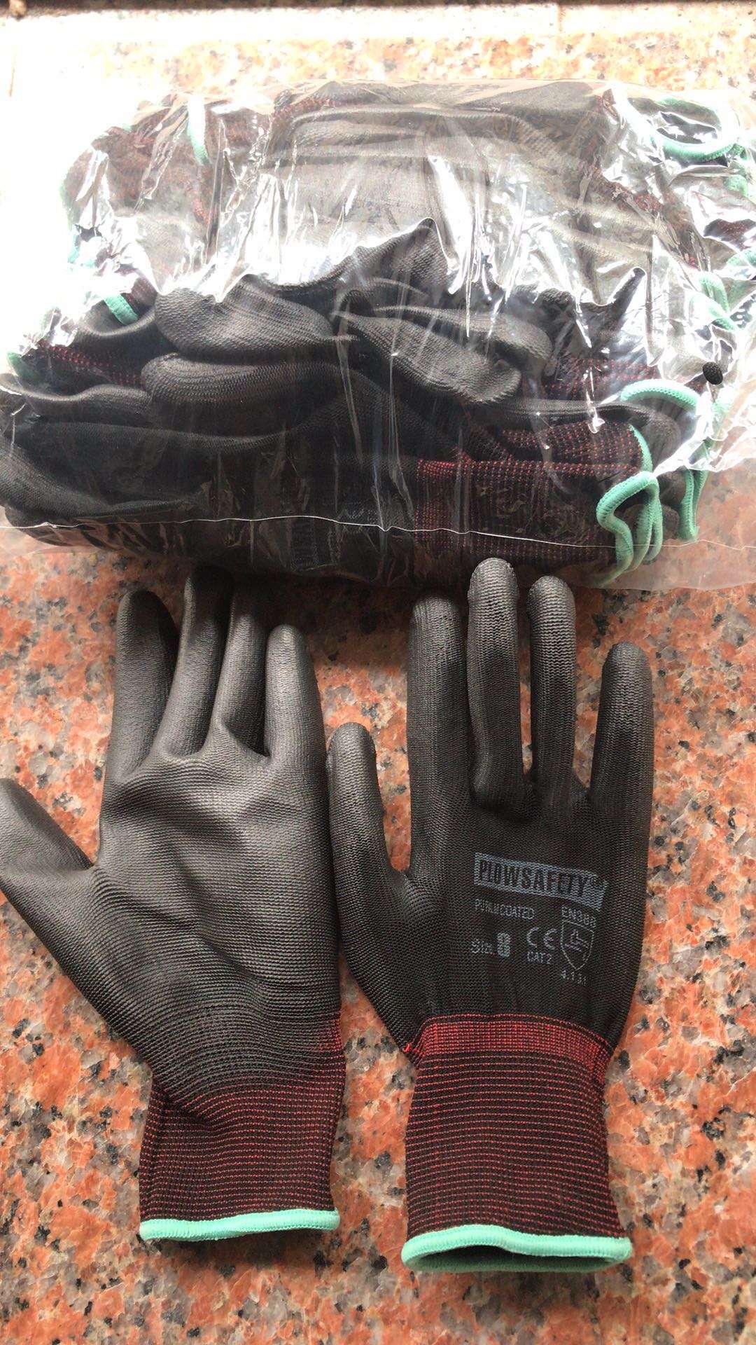 十三针尼龙浸胶pu树脂胶纯黑防滑耐磨耐用加厚工地可用