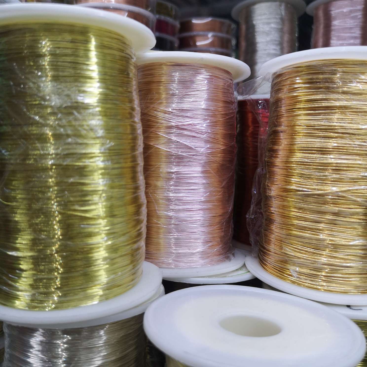 大卷保色铜线