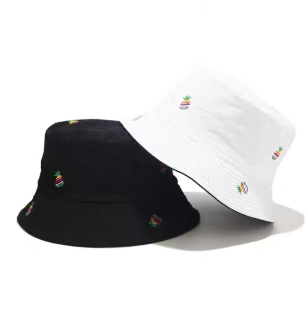 Pineapple wears a fisherman's hat on both sides details Picture
