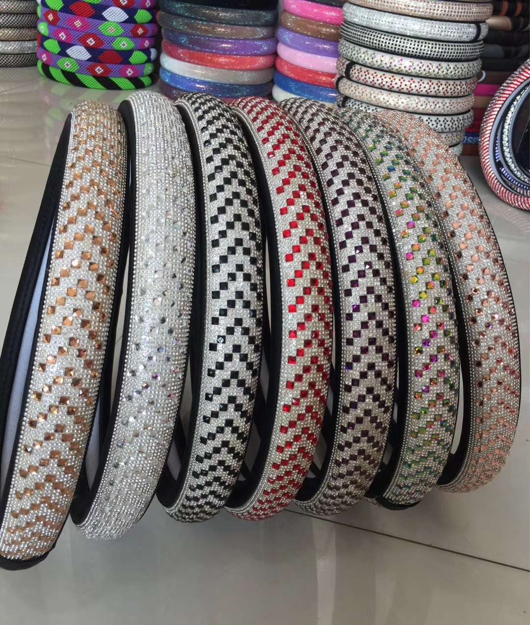 方向盘装饰 玻璃