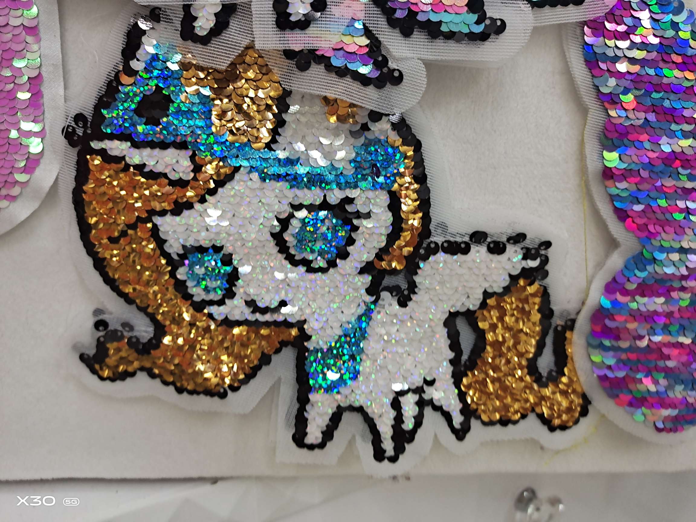 Sequin Lamb details Picture