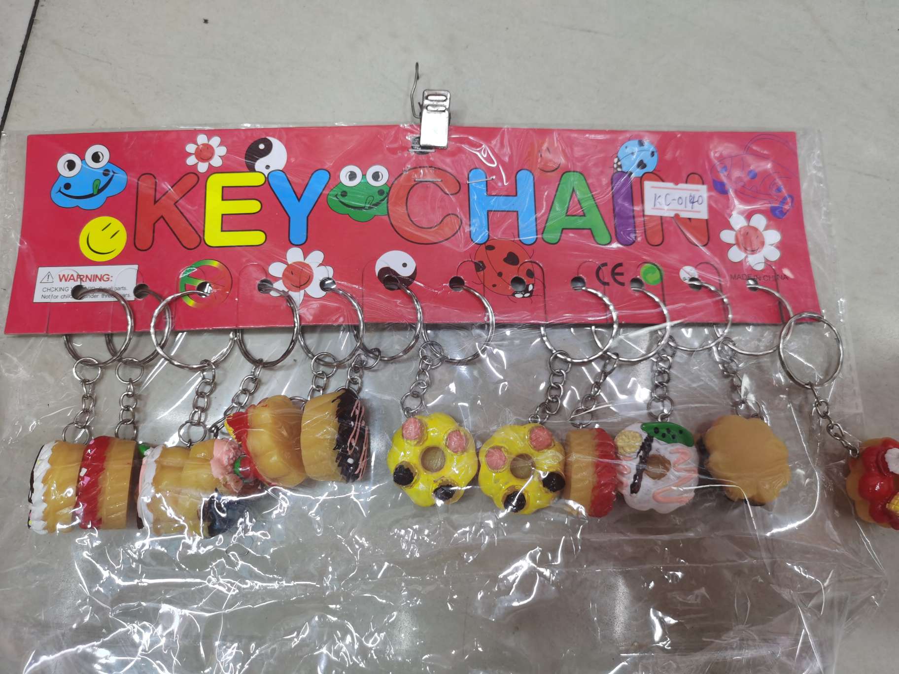 Donut key chain thumbnail