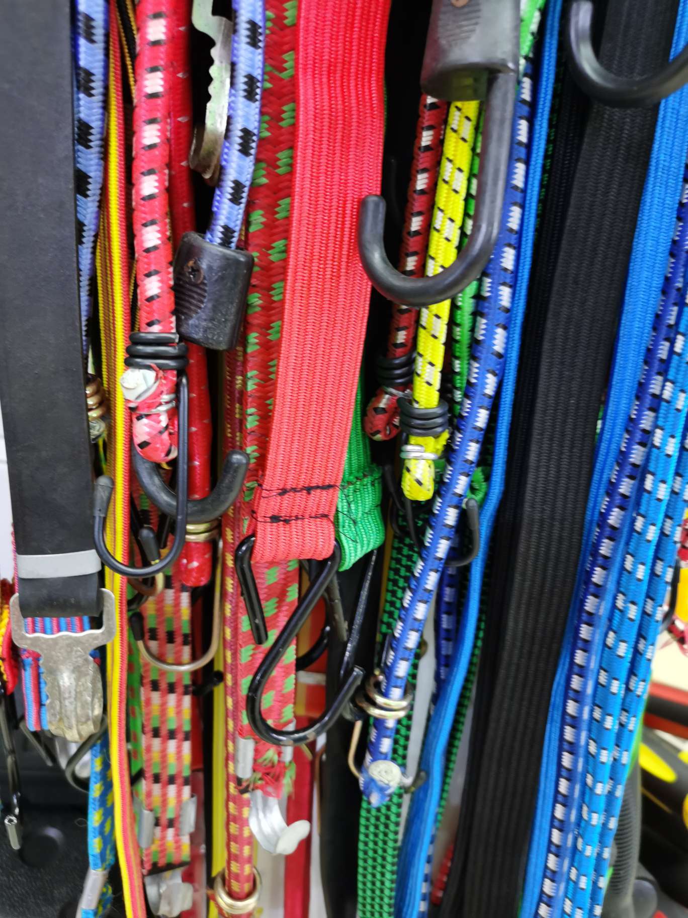 Elastic rope Tension rope lashing belt Round belt Flat belt Motorcycle lashing belt hook Specification drawing