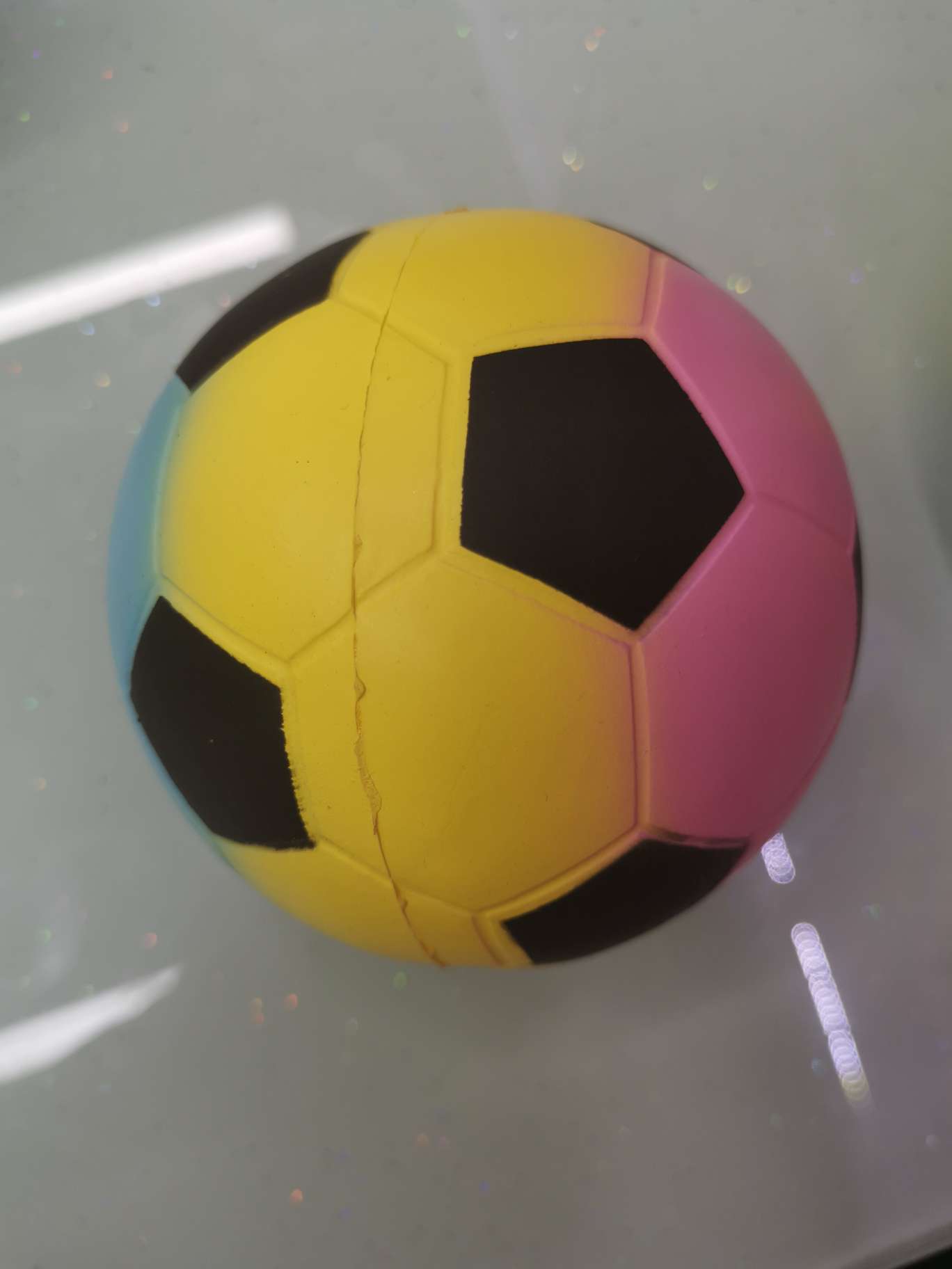 Squishy slow rebound release pressure vent PU Sea toys cross border and domestic sales buckle vent color football