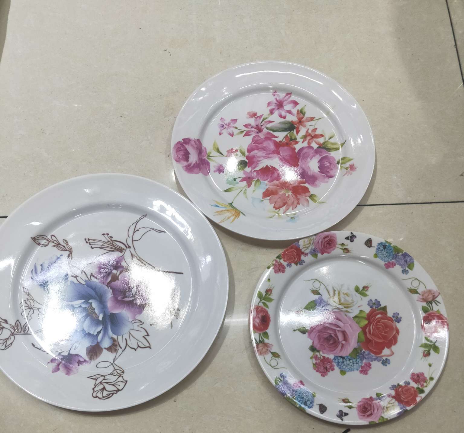Melamine flat plate