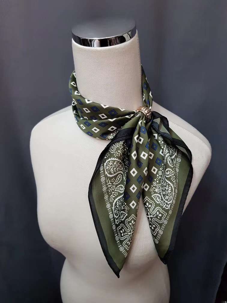2020 New Silk 70 Square Scarf Fashion Everything With Silk Scarf Scarf Item Picture