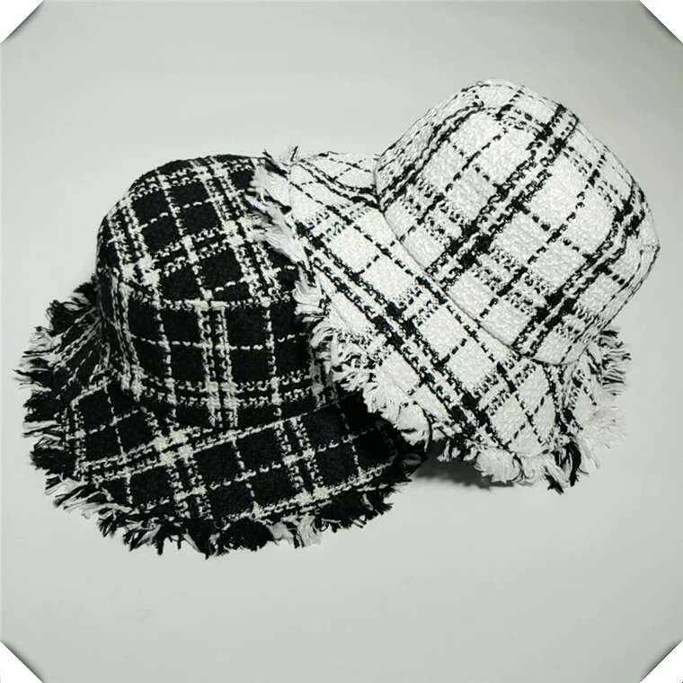 Autumn and winter fringed fisherman's hat
