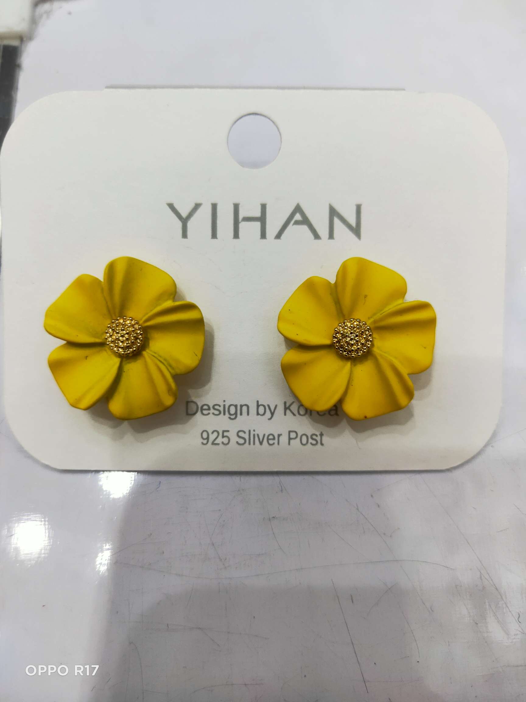 Alloy Spray Paint Earrings Fashion Generous Personality All Summer Burst Fei Pyrene Jewelry New Products