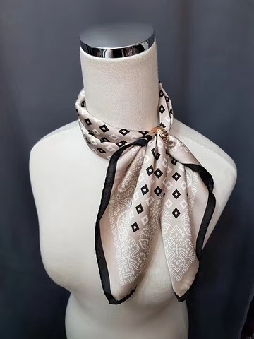 2020 New Silk 70 Square Scarf Fashion Everything With Silk Scarf Scarf undefined