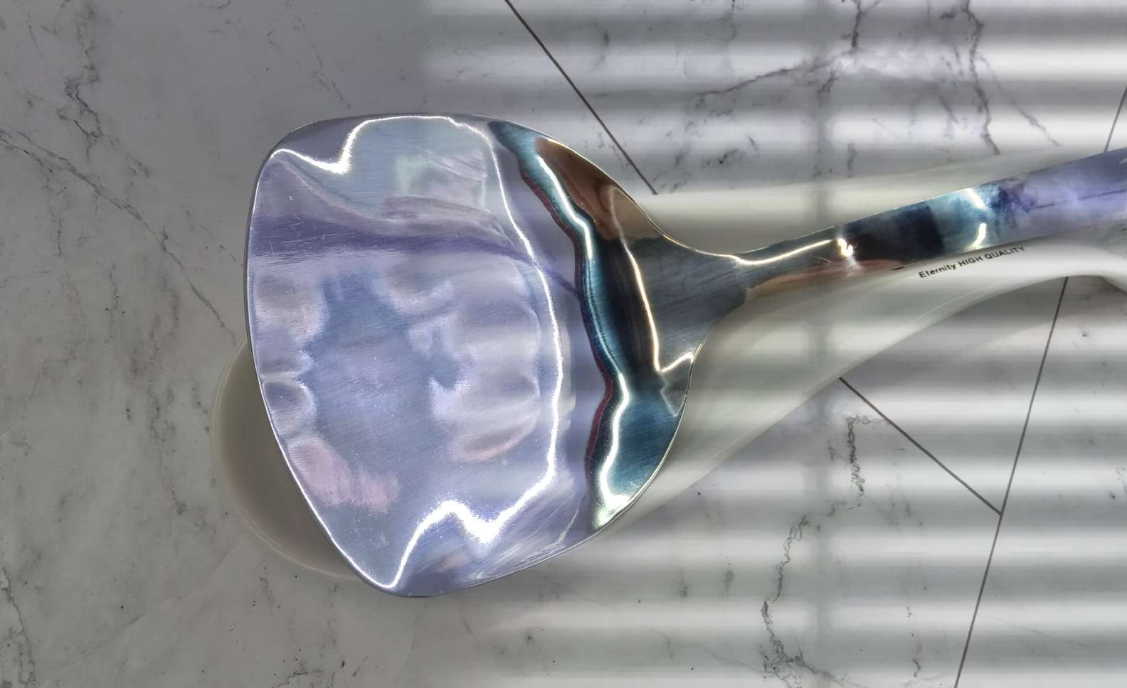 Spoon holder 简约蓝灰色刀叉陶瓷勺垫 厨具锅铲垫细节图