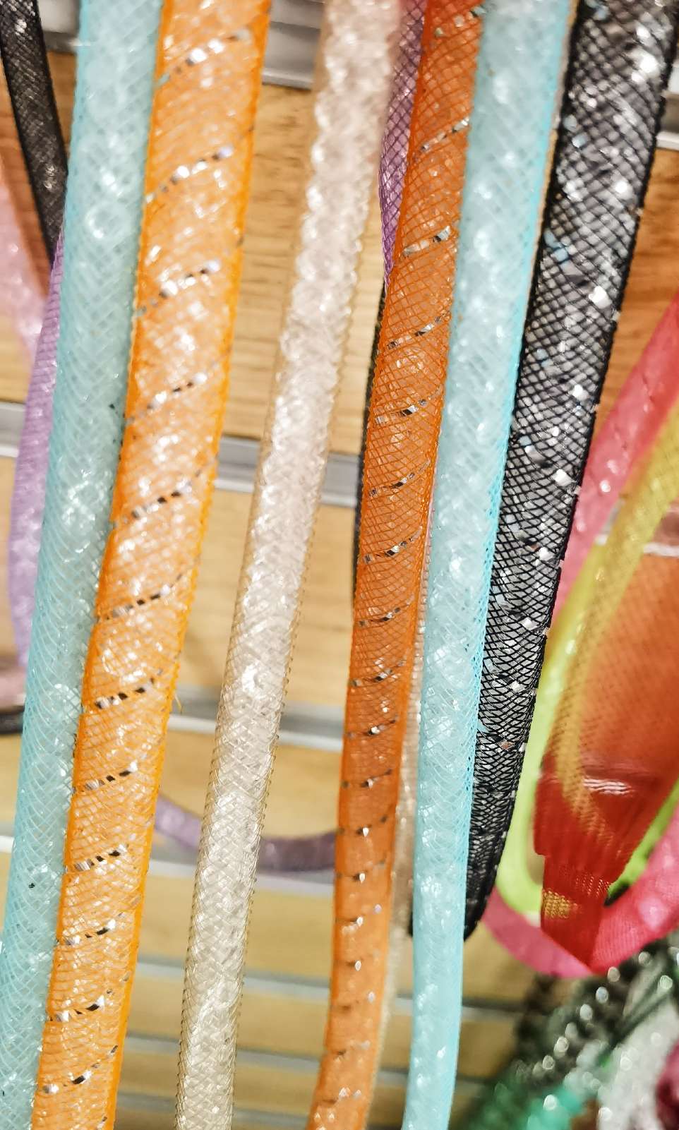 Elastic gauze mesh wire mesh fishbone fishing mesh accessories wire belt Specification drawing