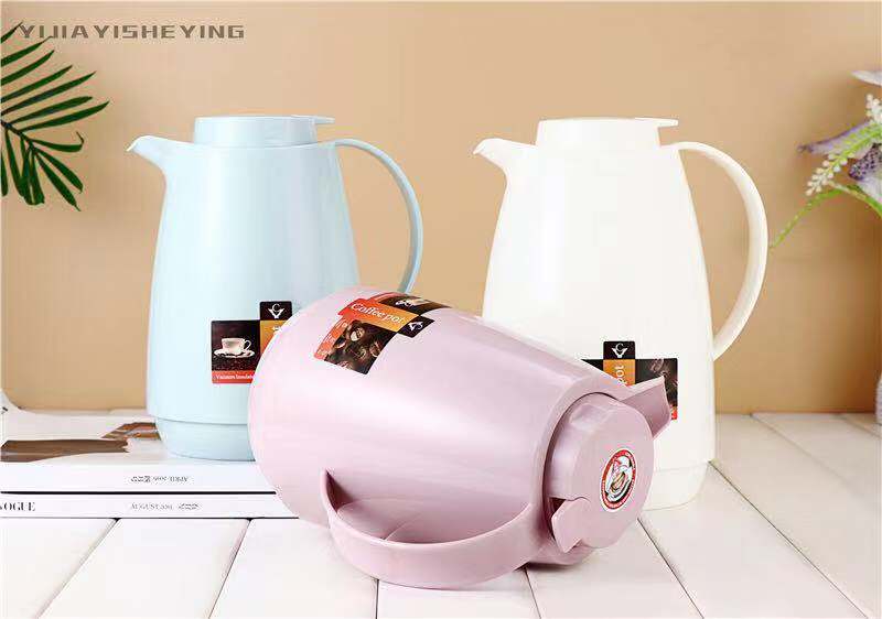 YC-91150 1500ml European standard asbestos-free red liner glass inner liner thermos flask, thermos coffee pot Specification image