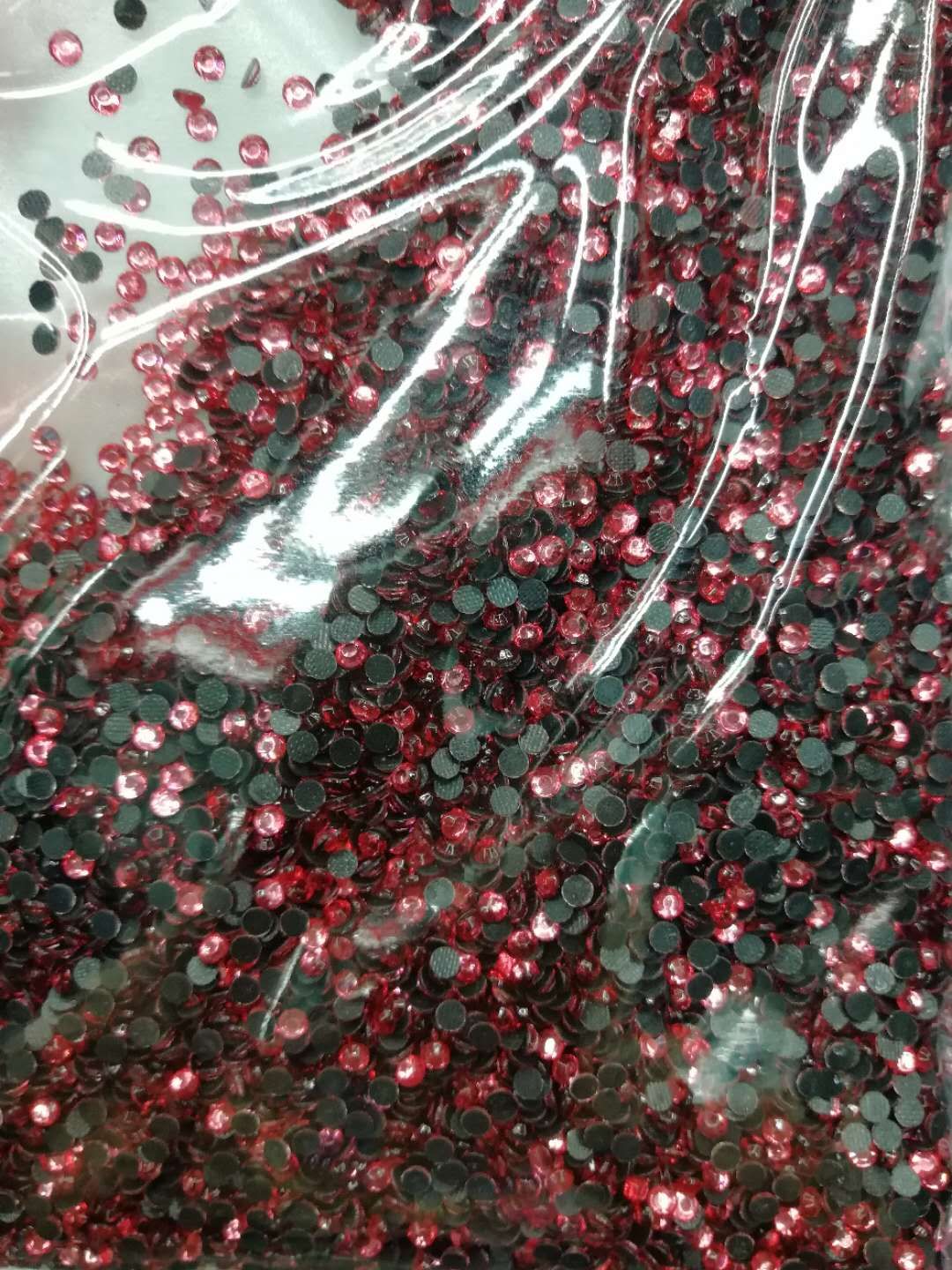 Ss6 ~ 30 False Color Rose Red, Double-Sided Glass Hot Drilling, Single-Sided Drilling, False Double-Sided Drilling