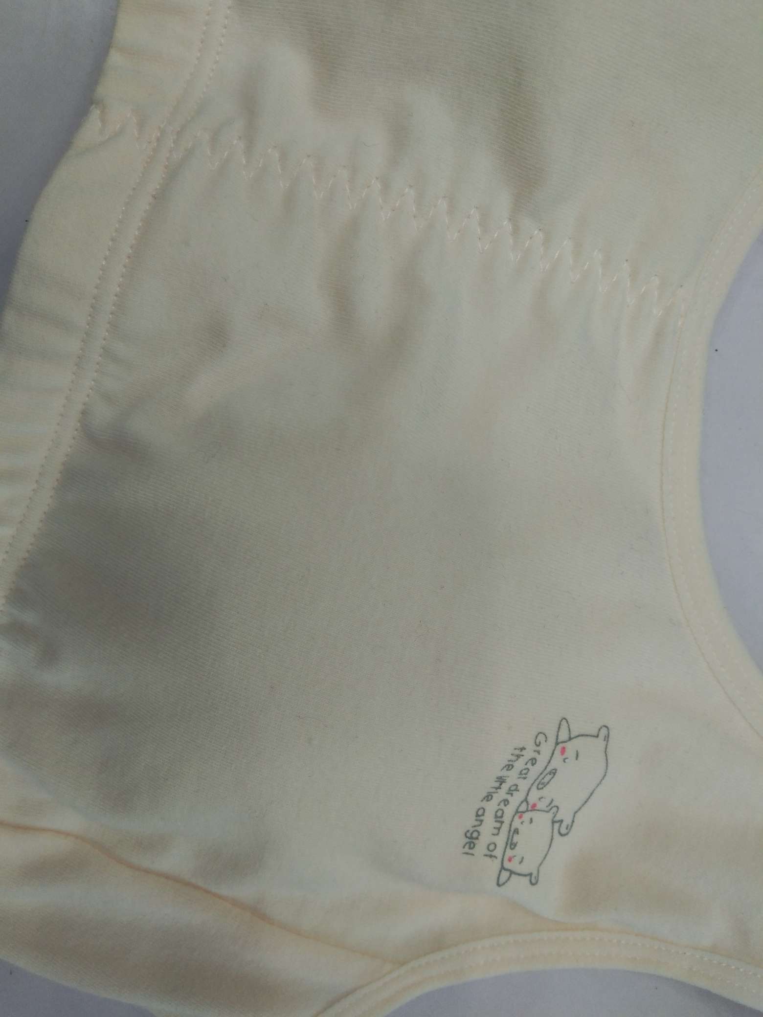 1269精梳棉青春期发育期女生背心式文胸细节图