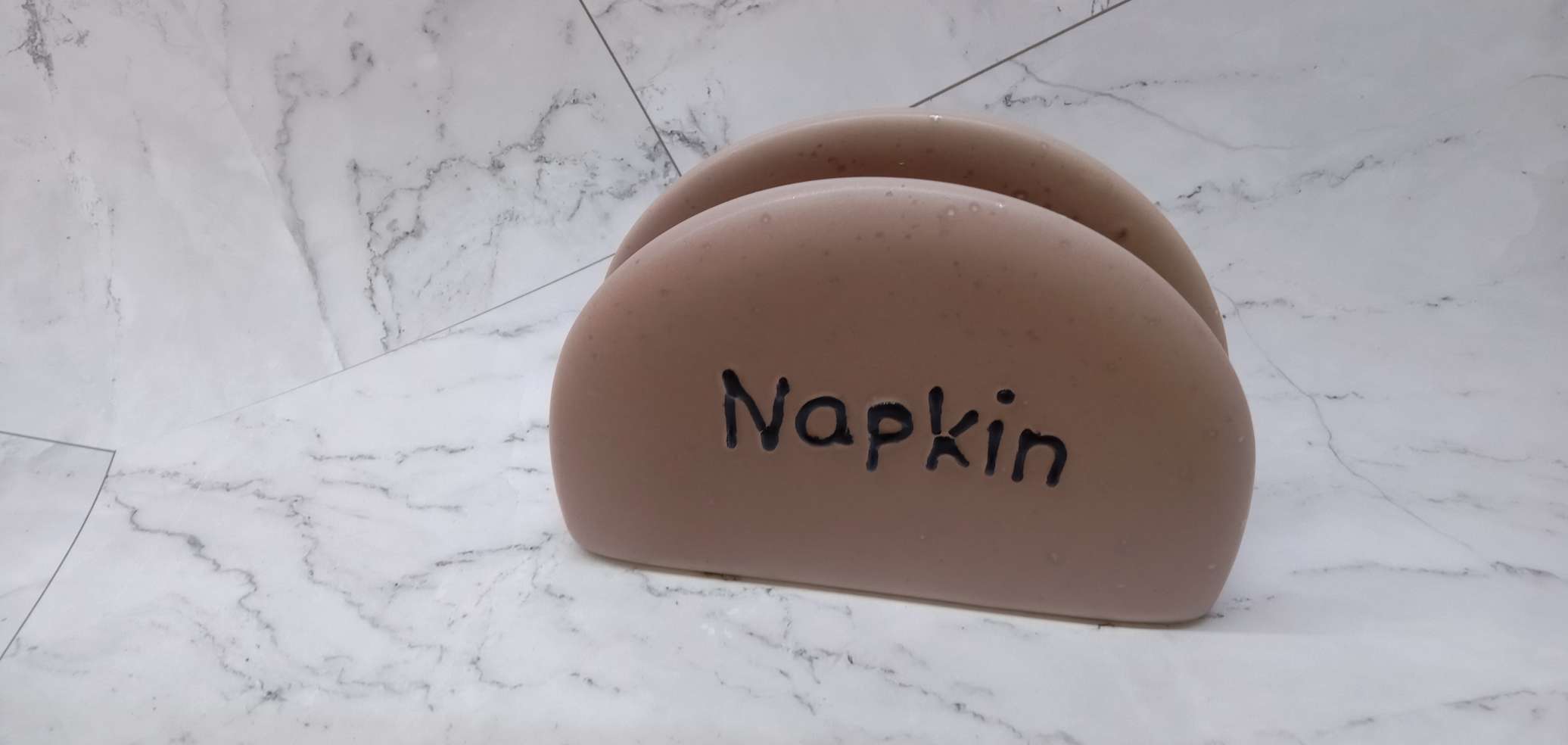 Napkin 紫红色西餐厅纸巾架 陶瓷餐巾架