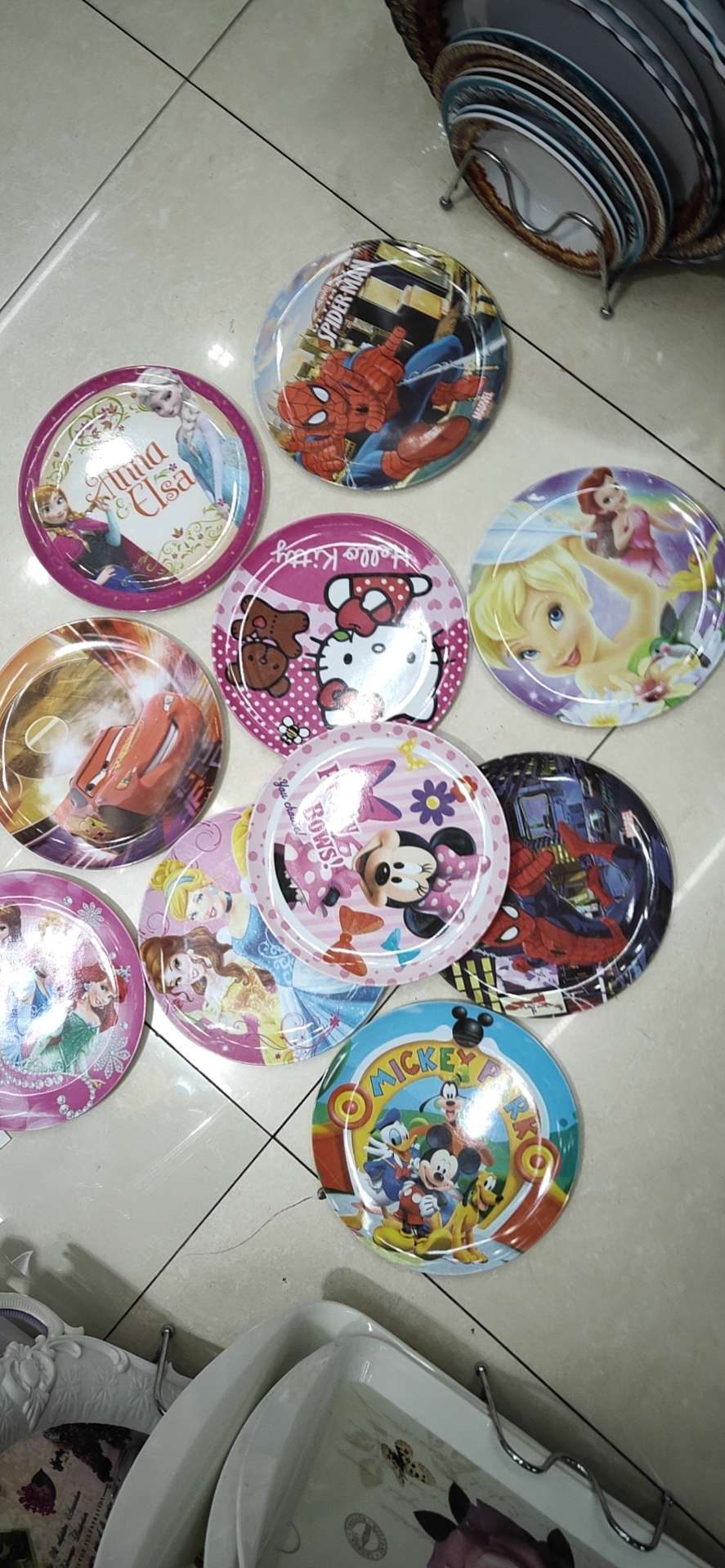 k密胺盘，卡通盘