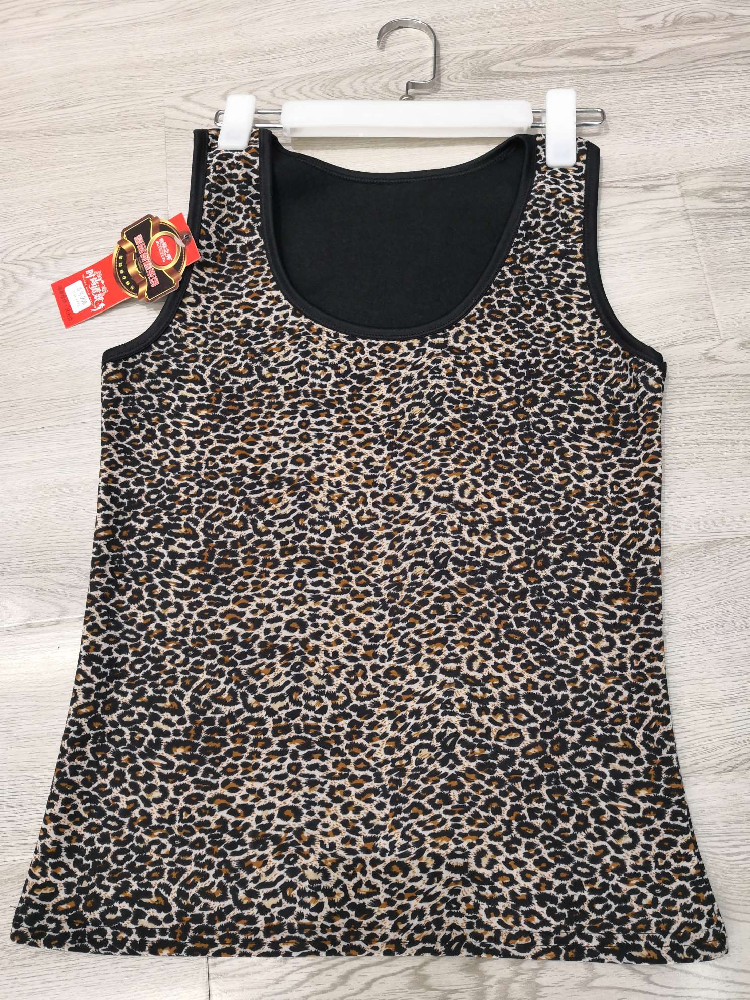 Leopard print thermal vest thumbnail