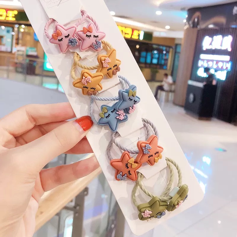 韩国儿童花朵发圈头绳不伤发宝宝扎头发皮筋发饰女童公主头饰可爱