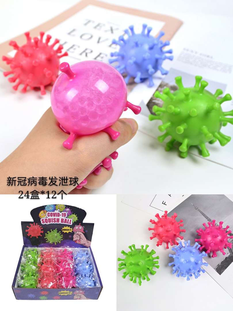 Barrels of coronavirus vent balls