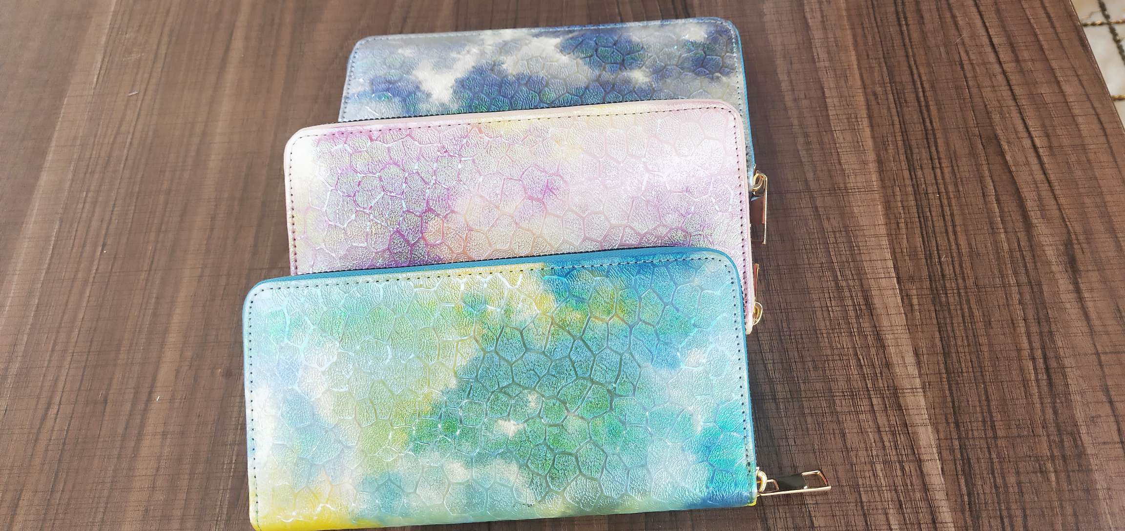 Fashion Women's Purse Pu Wallet Zipper Bag Mobile Phone Bag Card Bag Large Capacity Purse