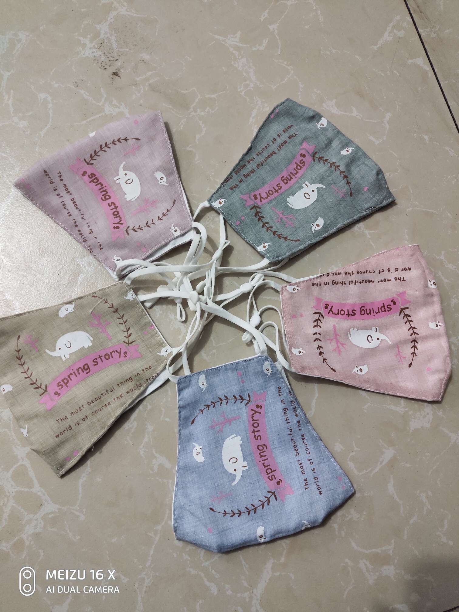 大象棉麻立体口罩