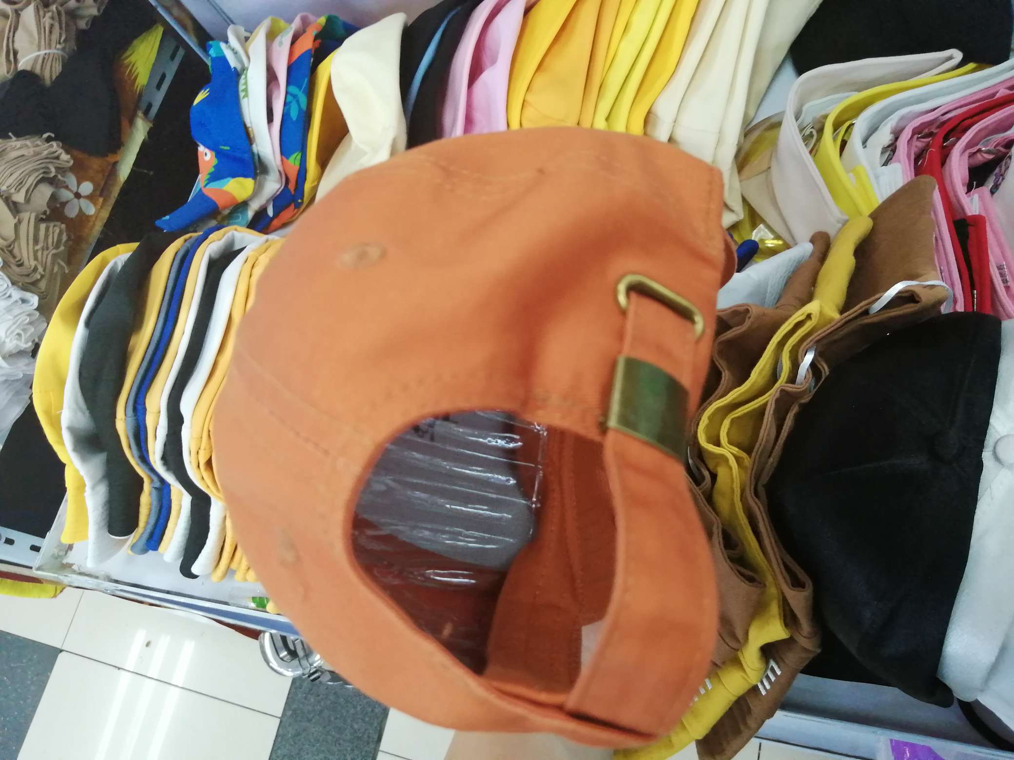 成人双猫映月棒球帽细节图