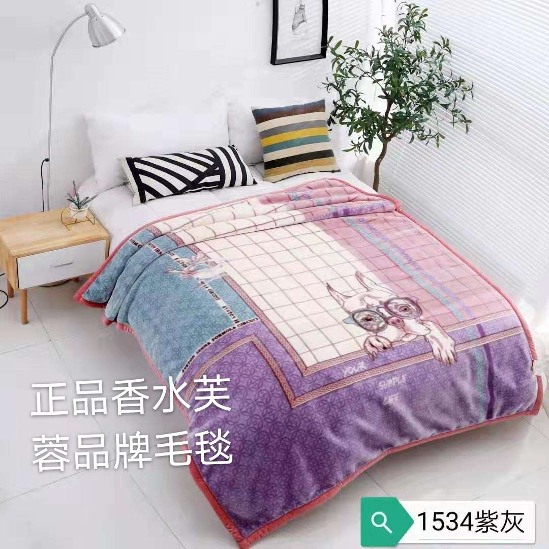 上海香水芙蓉品牌加厚学生毯规格150*200详情图9