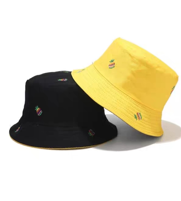 Pineapple wears a fisherman's hat on both sides