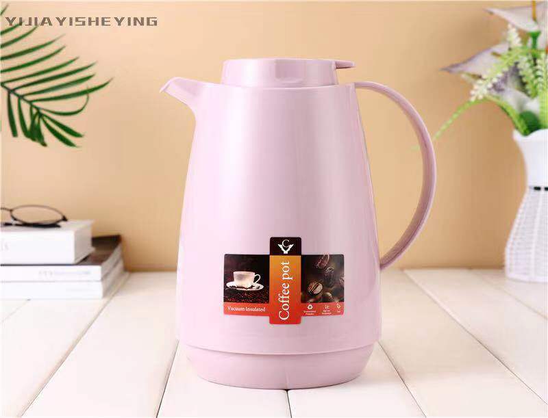 YC-91150 1500ml European standard asbestos-free red liner glass inner liner thermos flask, thermos coffee pot Item Picture