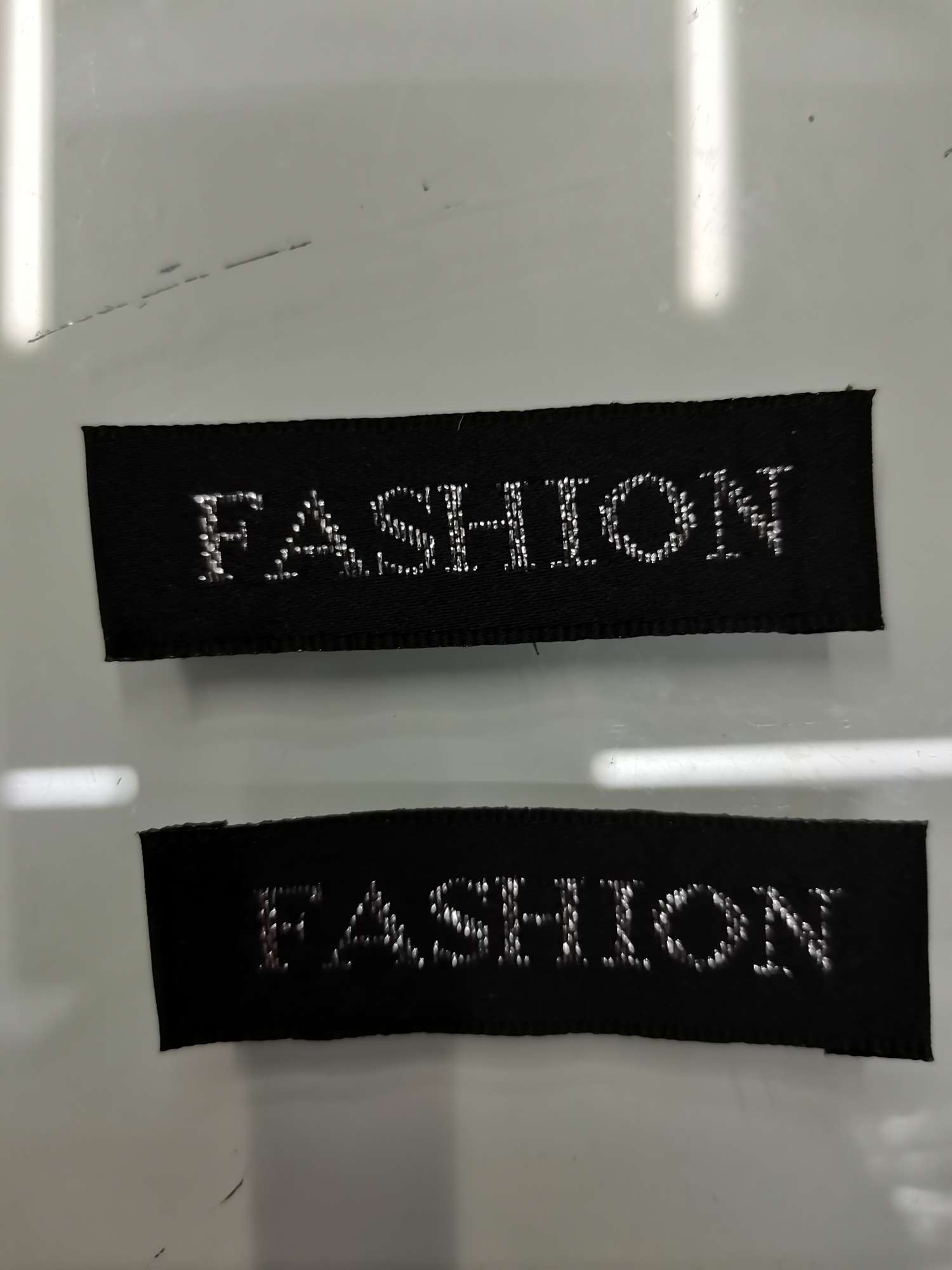 Collar Label, Woven Label Clothing Accessories Cloth Label Collar Label Silk Screen Woven Label