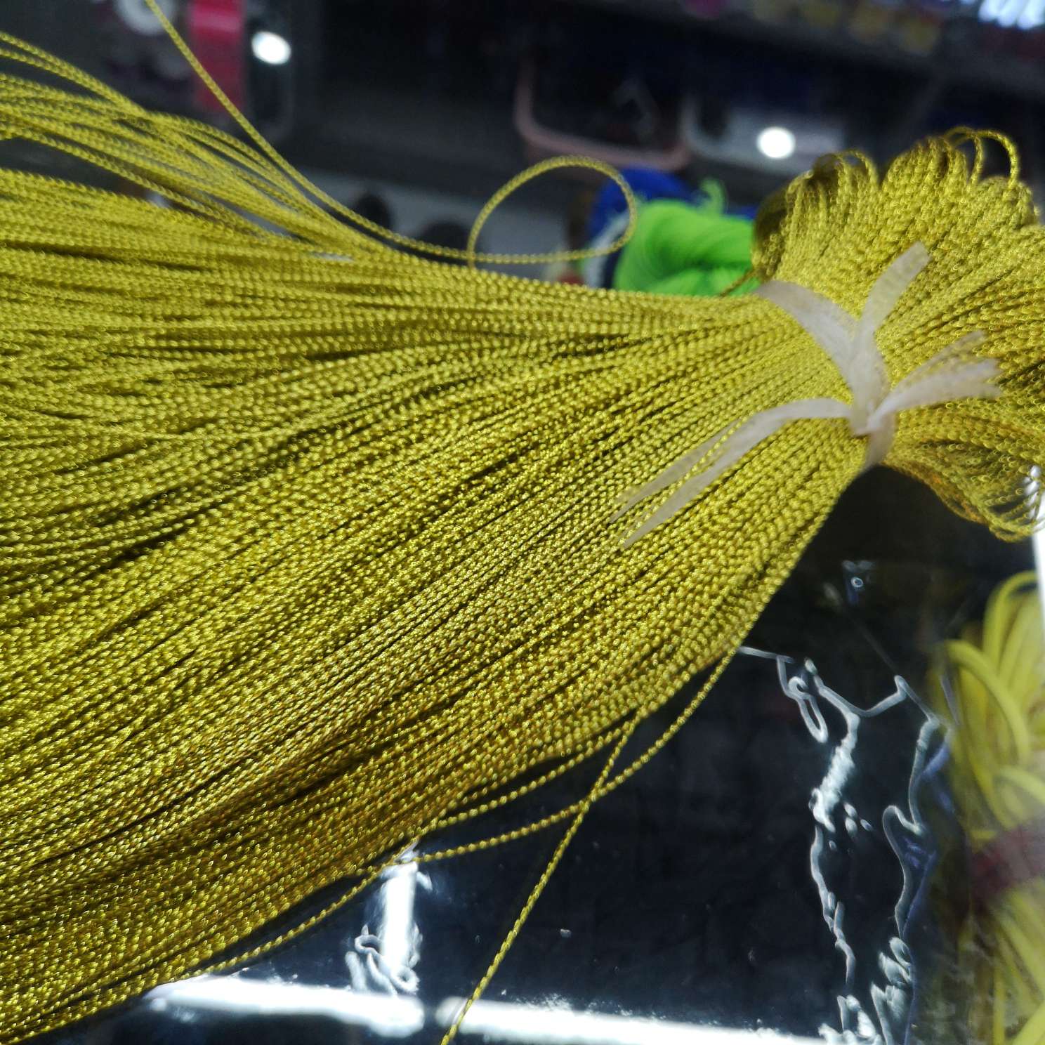 8 Strands Of Gold Silk Polyester Thread 8 Strands Of Gold Silk Polyester Thread