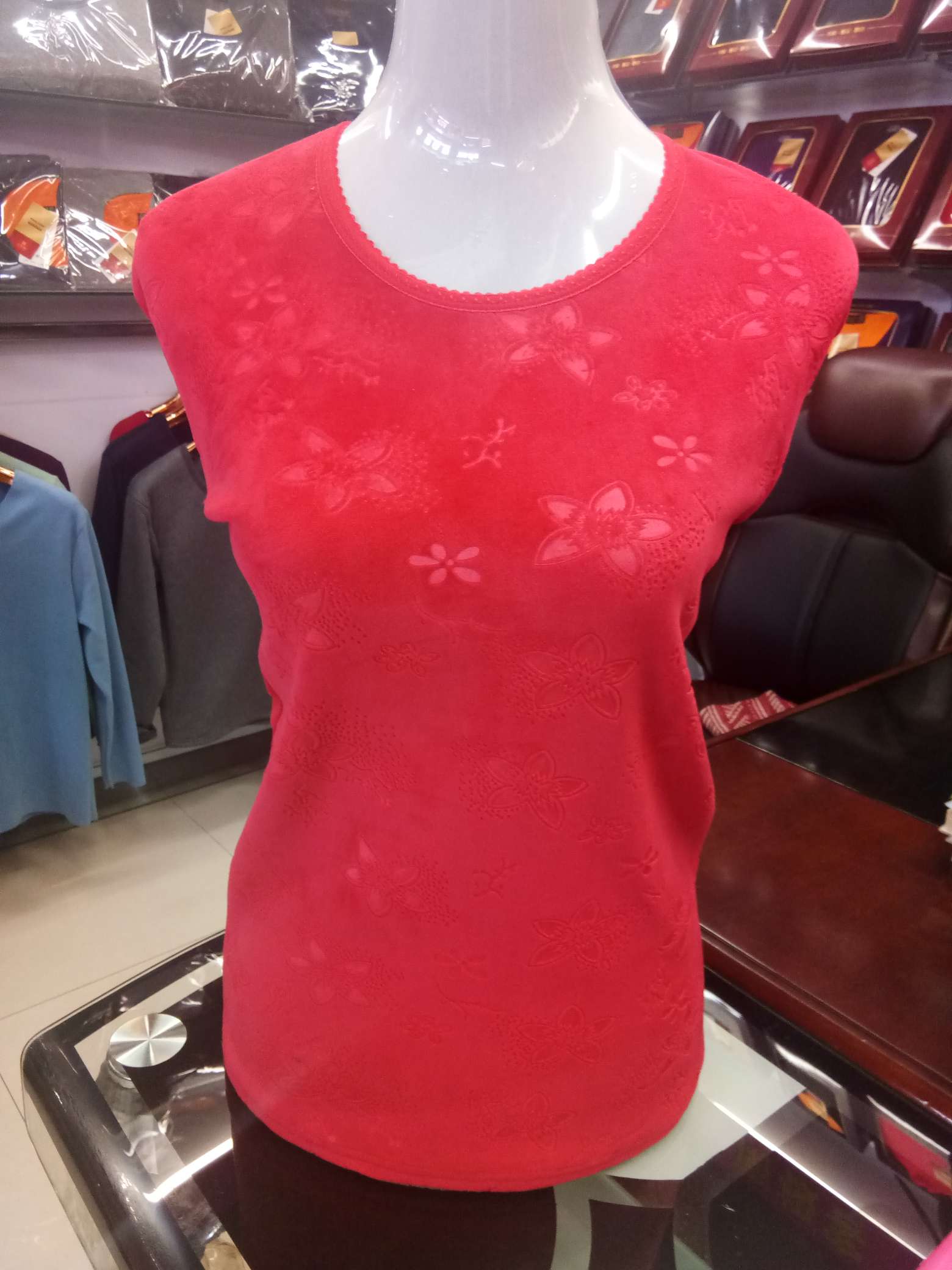 Double Face Velvet Embossed Female Soil